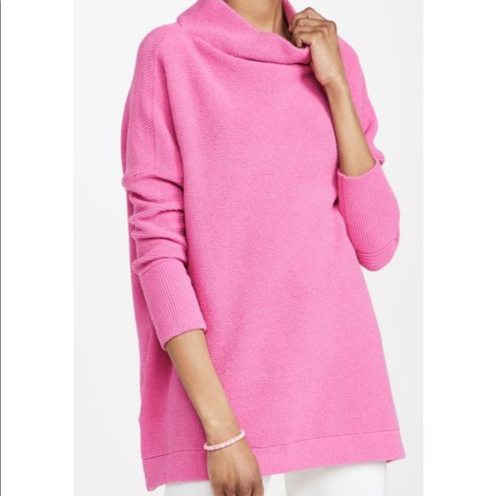 Like New Free People Women’s Ottoman Slouchy Sweater Pink Small